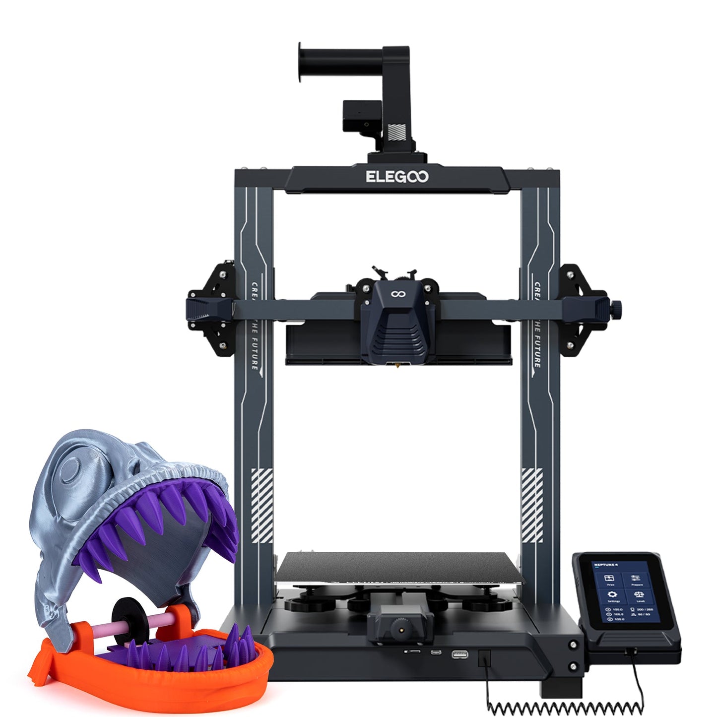 Stampante 3D ELEGOO Neptune 4 vista frontale