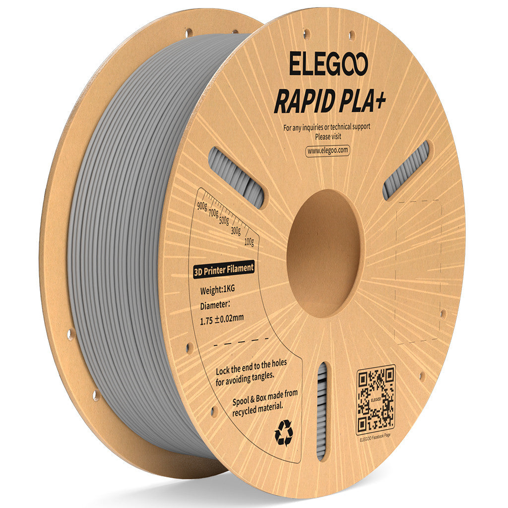 ELEGOO Rapid PLA+ Grey, confezione da 1 kg