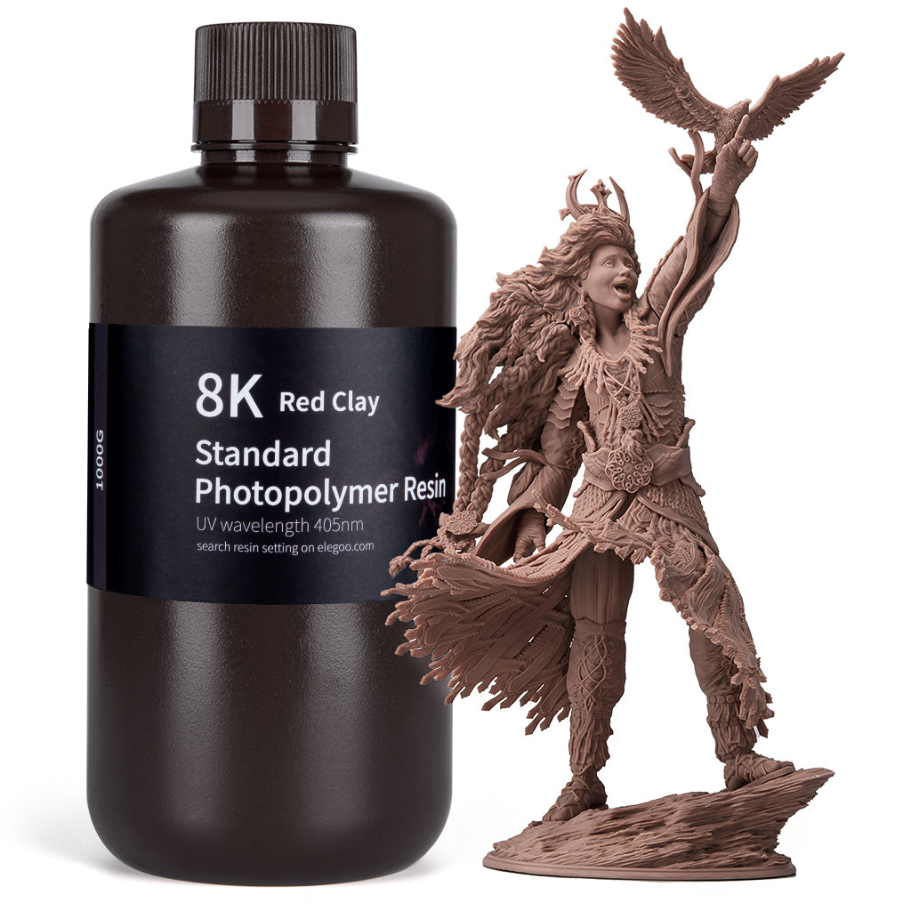 ELEGOO Standard 8K Red Clay, confezione da 1 kg