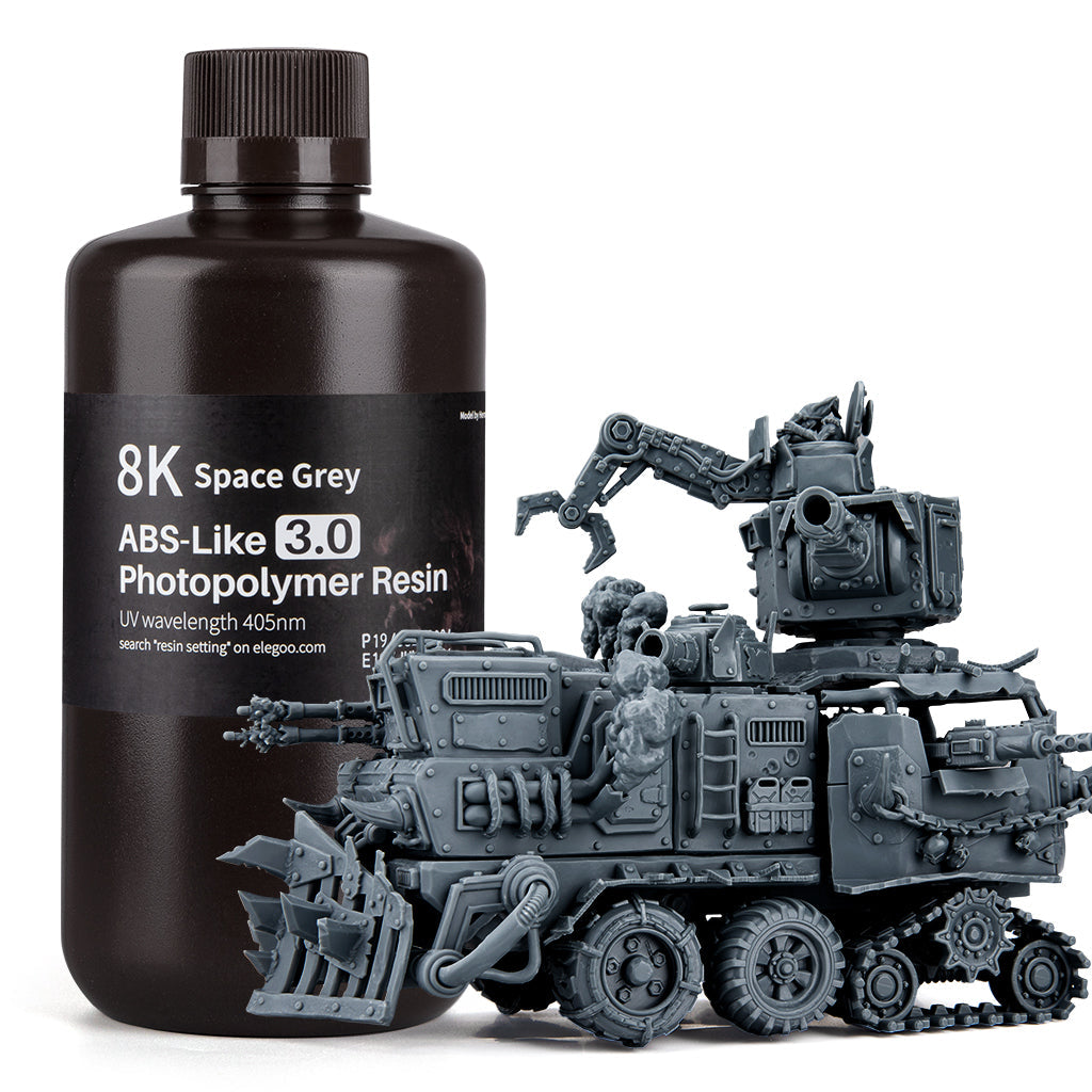 ELEGOO 8K ABS-like V3.0 Space Grey, confezione da 1 kg