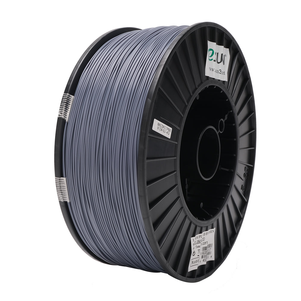 Bobina eSUN PLA+ Grey da 3 kg, filamento 1,75 mm