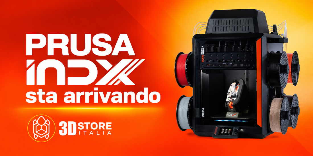 Prusa INDX sistema toolchanger multimateriale per Prusa CORE One
