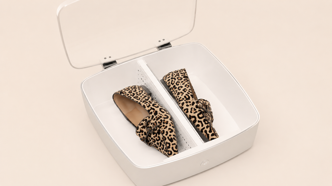 Sanishoes sanificatore per scarpe con tecnologia UV-C sviluppato a Genova con il supporto della stampa 3D e di 3DStoreItalia Xtesa
