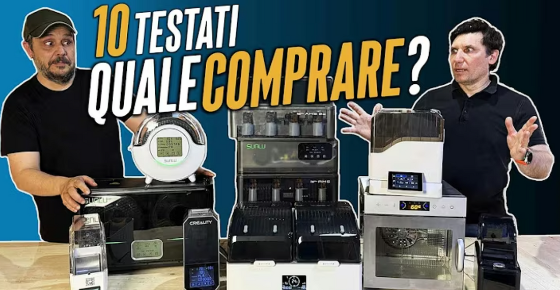 Essiccatori per filamenti 3D: perché servono, come funzionano e quale scegliere
