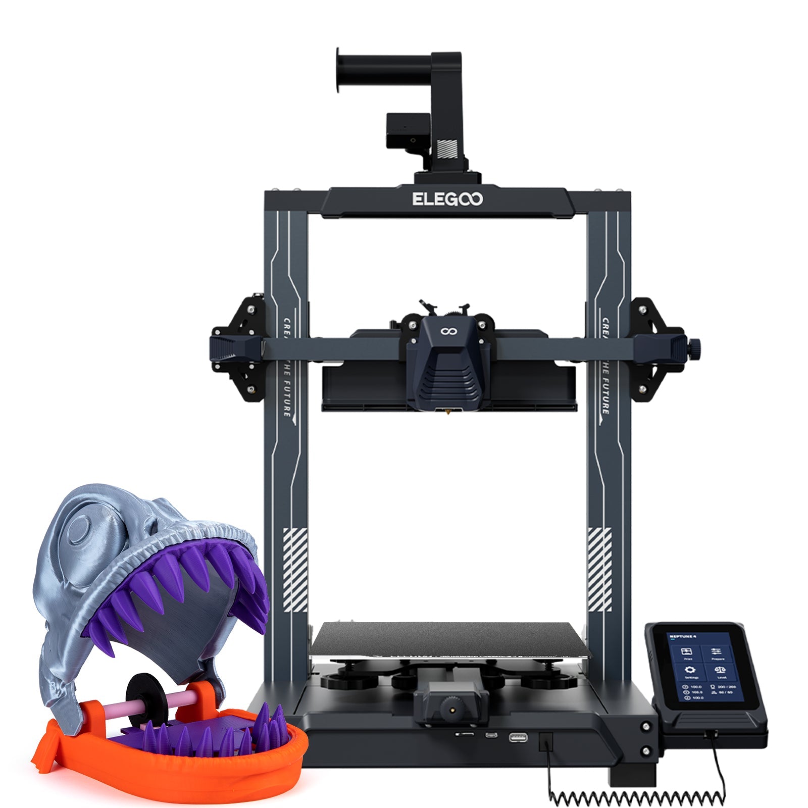 Stampante 3D ELEGOO Neptune 4 vista frontale