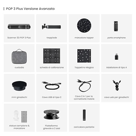 REVOPOINT POP 3 ADVANCED 3D SCANNER (VAT INCL.)