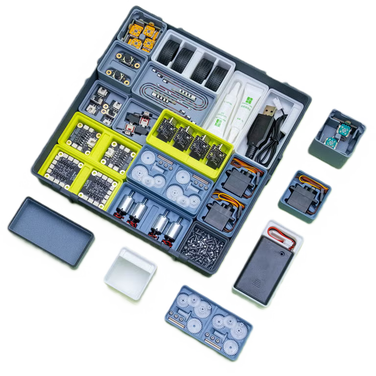 Kit Hardware Bambu Lab CyberBrick Ultimate per 2 Veicoli e 2 Telecomandi
