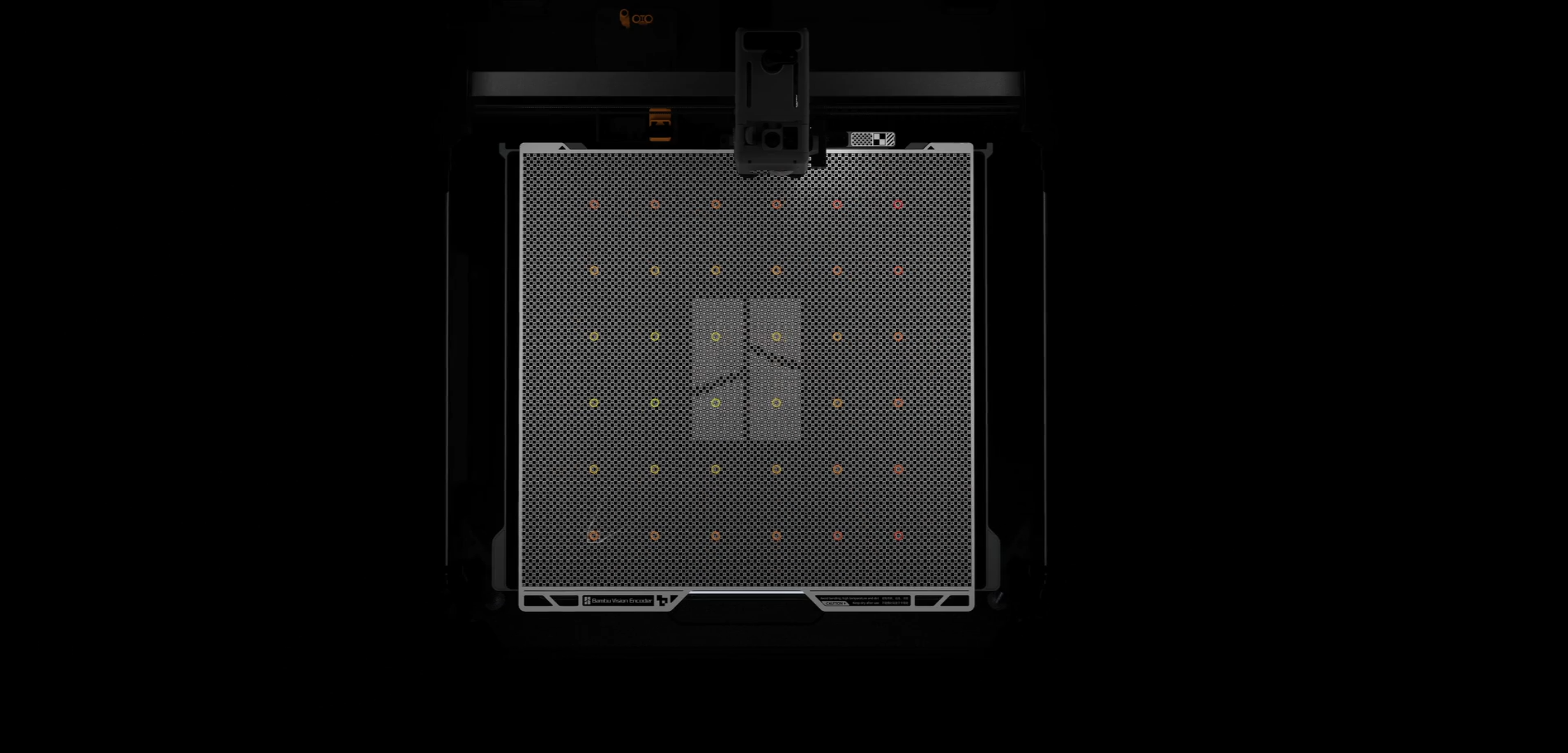Piatto vision encoder di calibrazione Bambu Lab H2S per stampa 3D precisa e uniforme