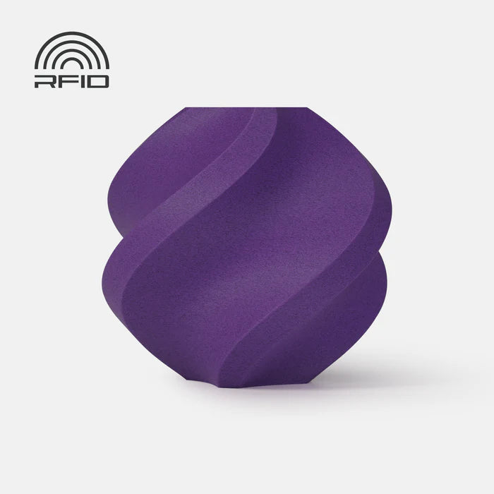 Filamento PLA-CF Bambu Lab: rigidità superiore, finitura opaca e facile stampa. Ideale per prototipi funzionali e design. Compatibile con X1, P1, A1 e AMS.