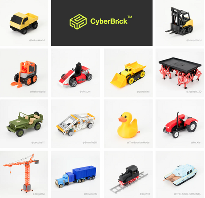 Kit Hardware Bambu Lab CyberBrick Beginner per 1 Veicolo e 1 Telecomando
