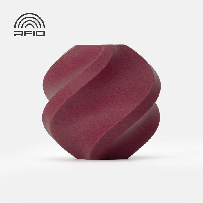 Filamento PLA-CF Bambu Lab: rigidità superiore, finitura opaca e facile stampa. Ideale per prototipi funzionali e design. Compatibile con X1, P1, A1 e AMS.