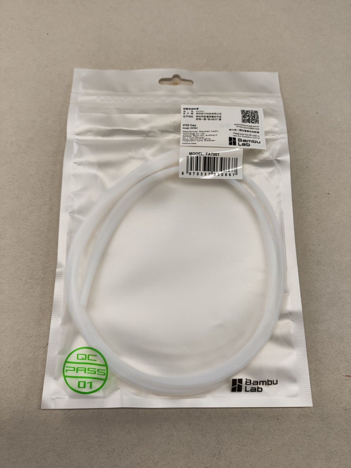 Bambu Lab Kit Tubi PTFE X1 P1S FAT001 - immagine prodotto