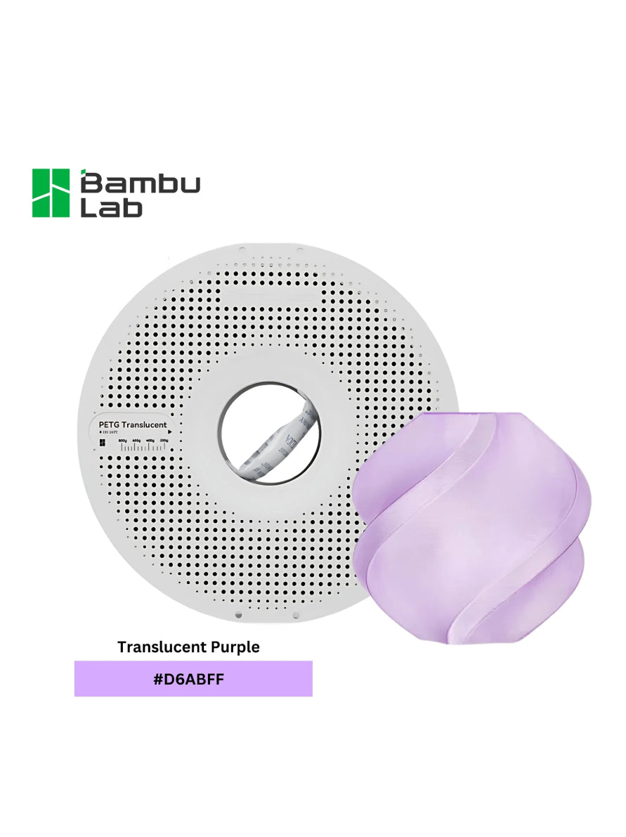 Bambu Lab PETG Translucent Viola refill 1 kg