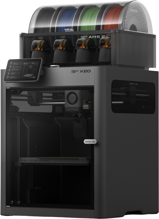 Bambu Lab X2D Combo – Stampante 3D Dual Nozzle con AMS 2 Pro