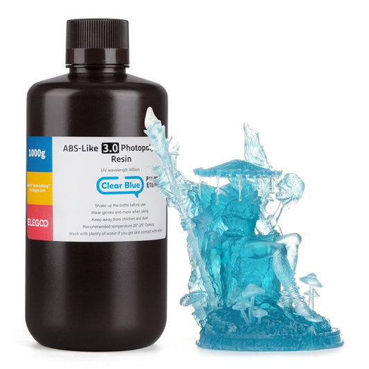 ELEGOO ABS-like V3.0 Clear Blue, confezione da 1 kg