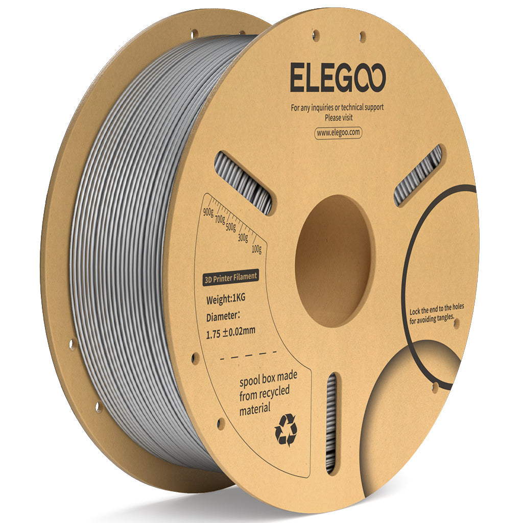 ELEGOO PLA+ Space Grey, confezione da 1 kg