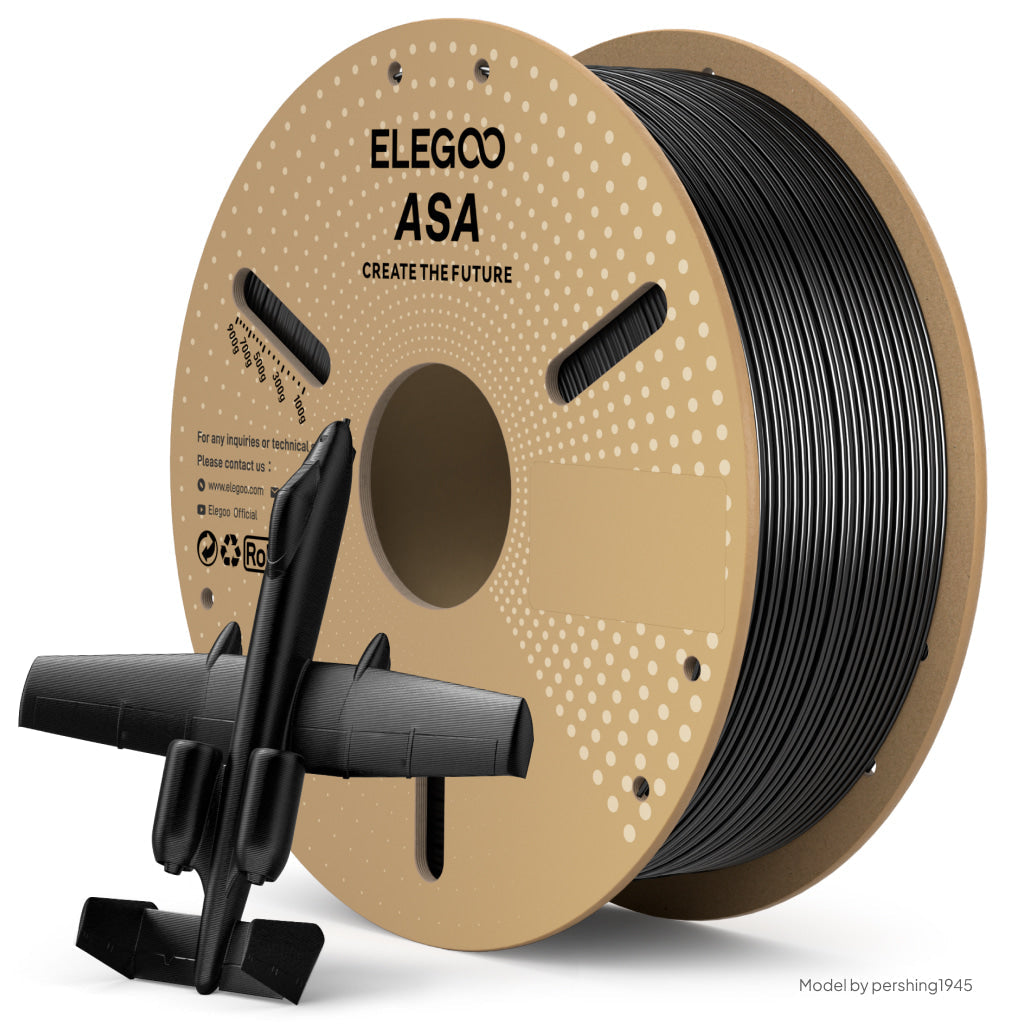 ELEGOO ASA Deep Black, confezione da 1 kg