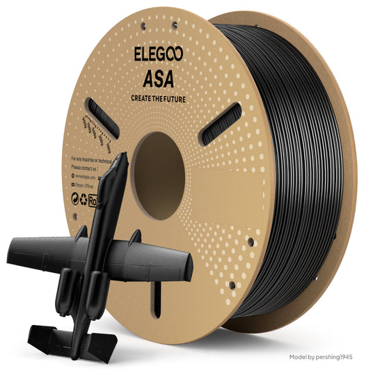 ELEGOO ASA Deep Black, confezione da 1 kg