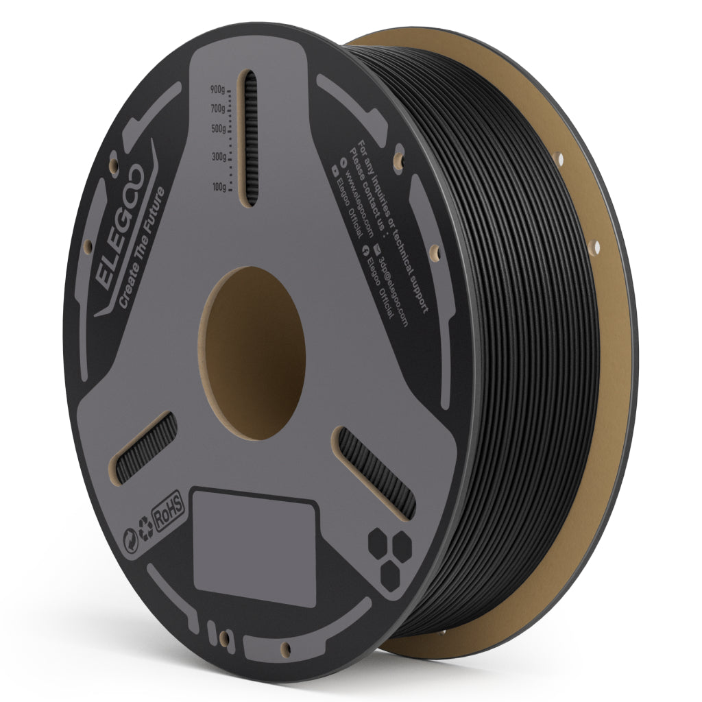 ELEGOO PLA-CF Carbon Fiber Black, confezione da 1 kg