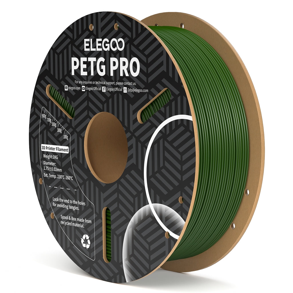 ELEGOO PETG Pro Olive Green, confezione da 1 kg