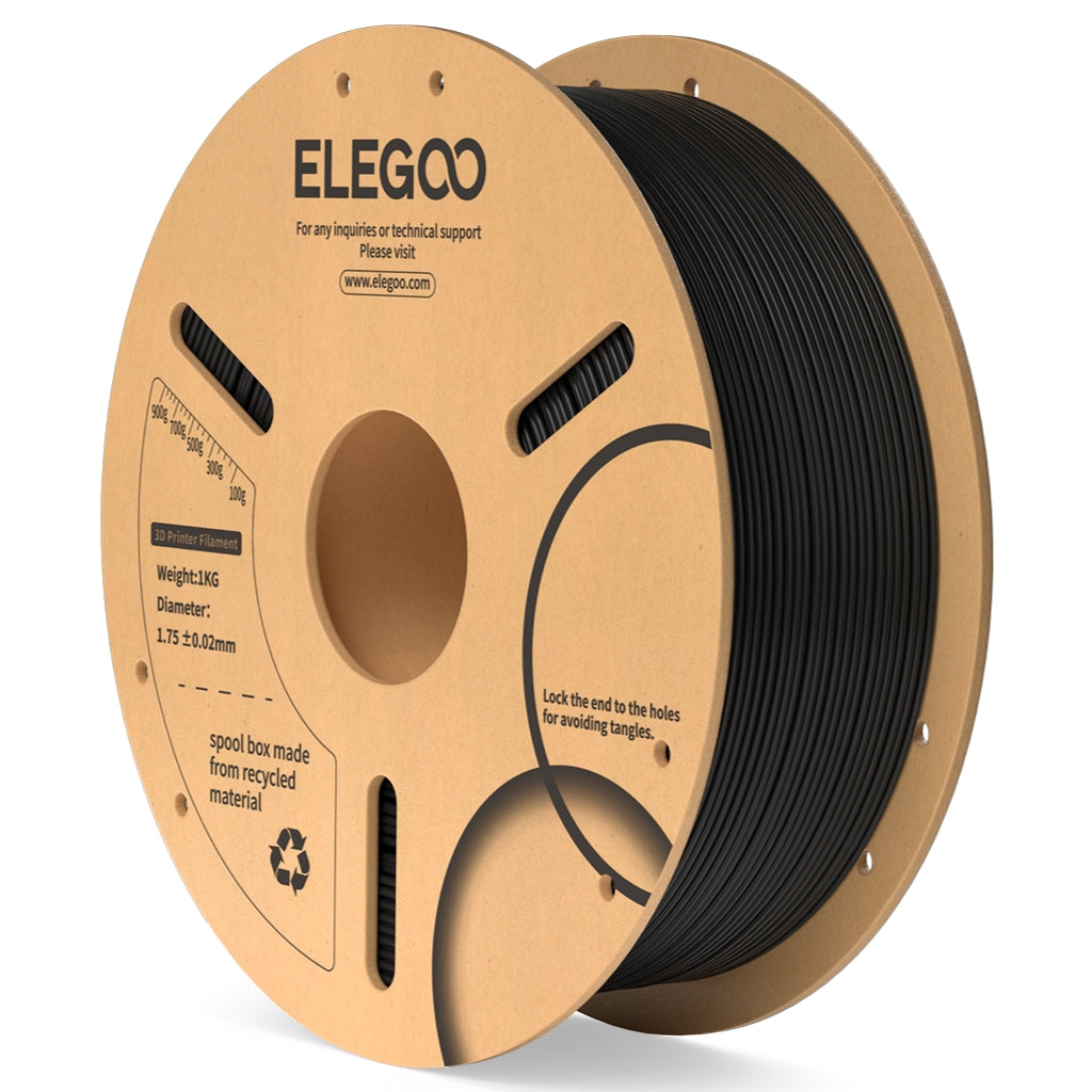 ELEGOO PLA Black, confezione da 1 kg