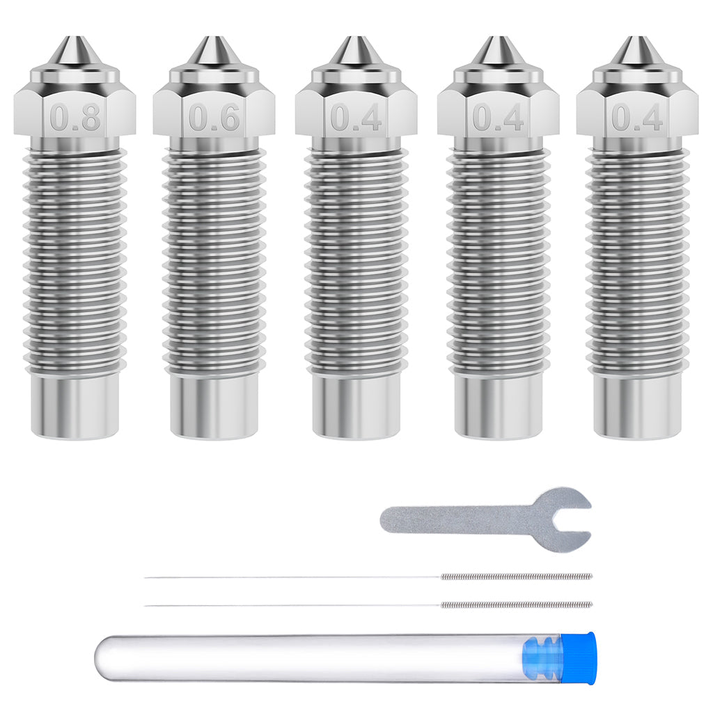 ELEGOO Set ugelli in acciaio temprato, Neptune 4 Plus / 4 Max