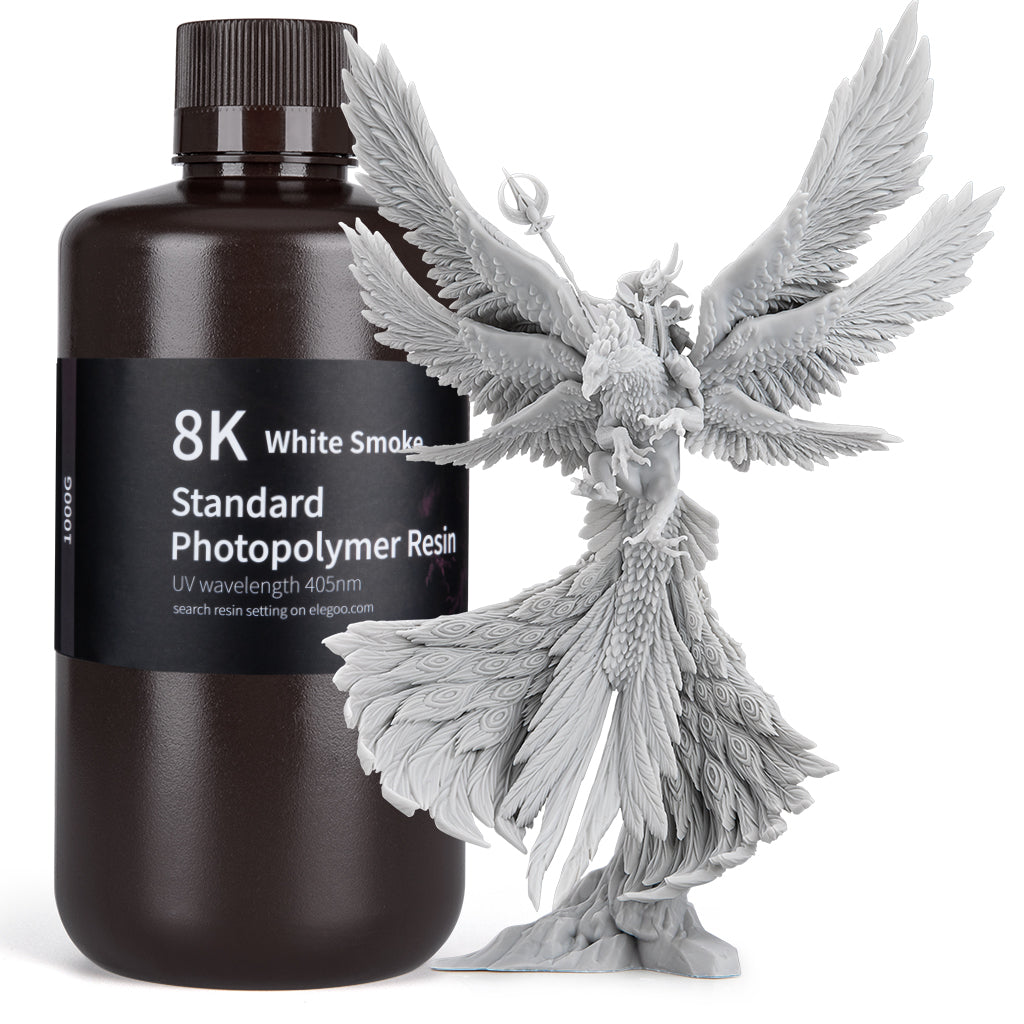 ELEGOO Standard 8K White Smoke, confezione da 1 kg