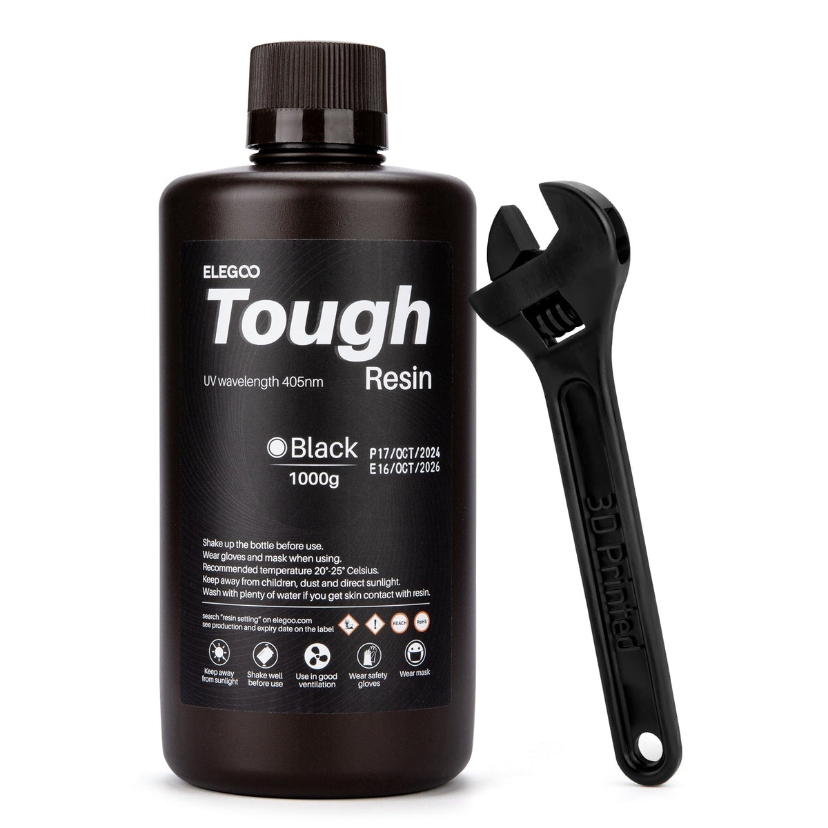 ELEGOO Tough Black, confezione da 1 kg