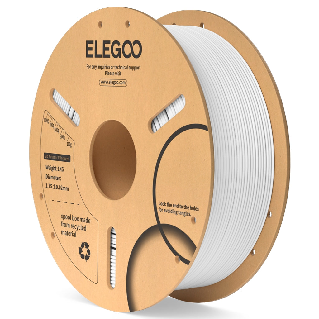 ELEGOO PLA White, confezione da 1 kg
