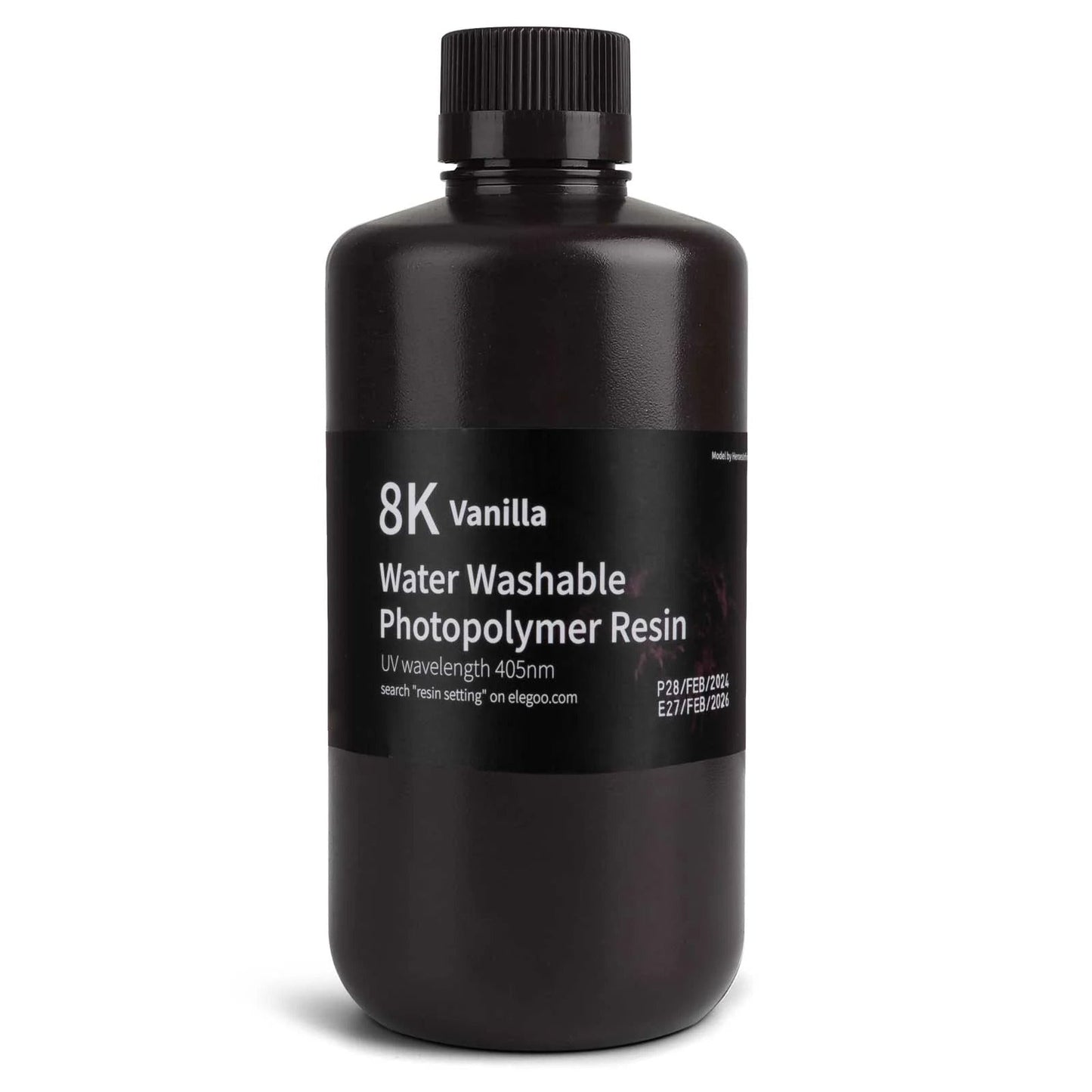 Flacone di resina ELEGOO 8K Water-Washable Vanilla da 1 kg