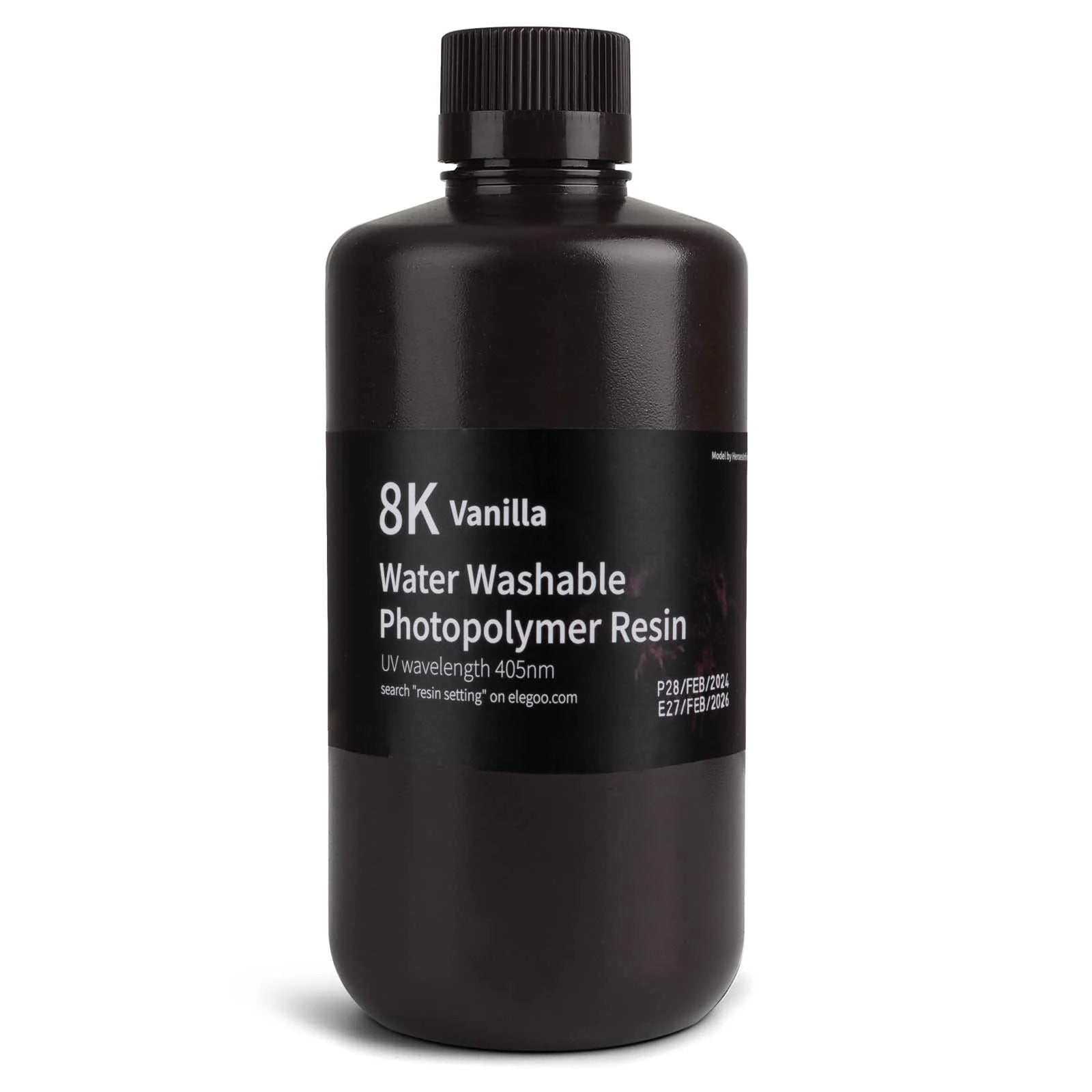 Flacone di resina ELEGOO 8K Water-Washable Vanilla da 1 kg